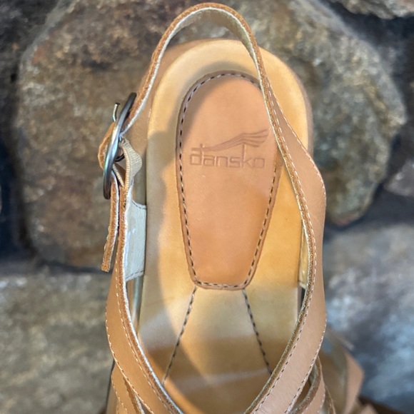 DANSKO size 37 Lolita Sandals in Honey NWOT - Picture 3 of 6